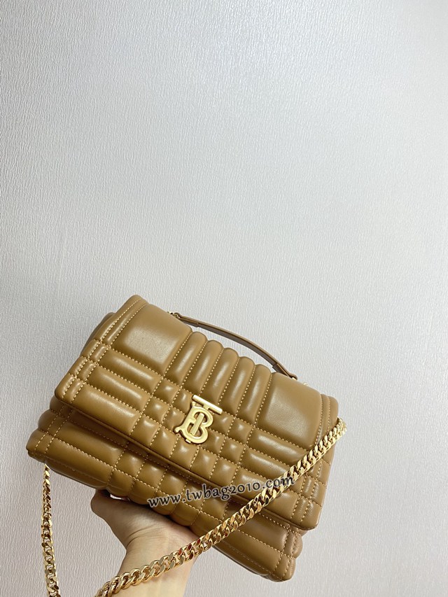 Burberry專門店新款羔羊皮Thomas專屬標識女包 巴寶莉手提單肩斜挎鏈條包 yxb1357
